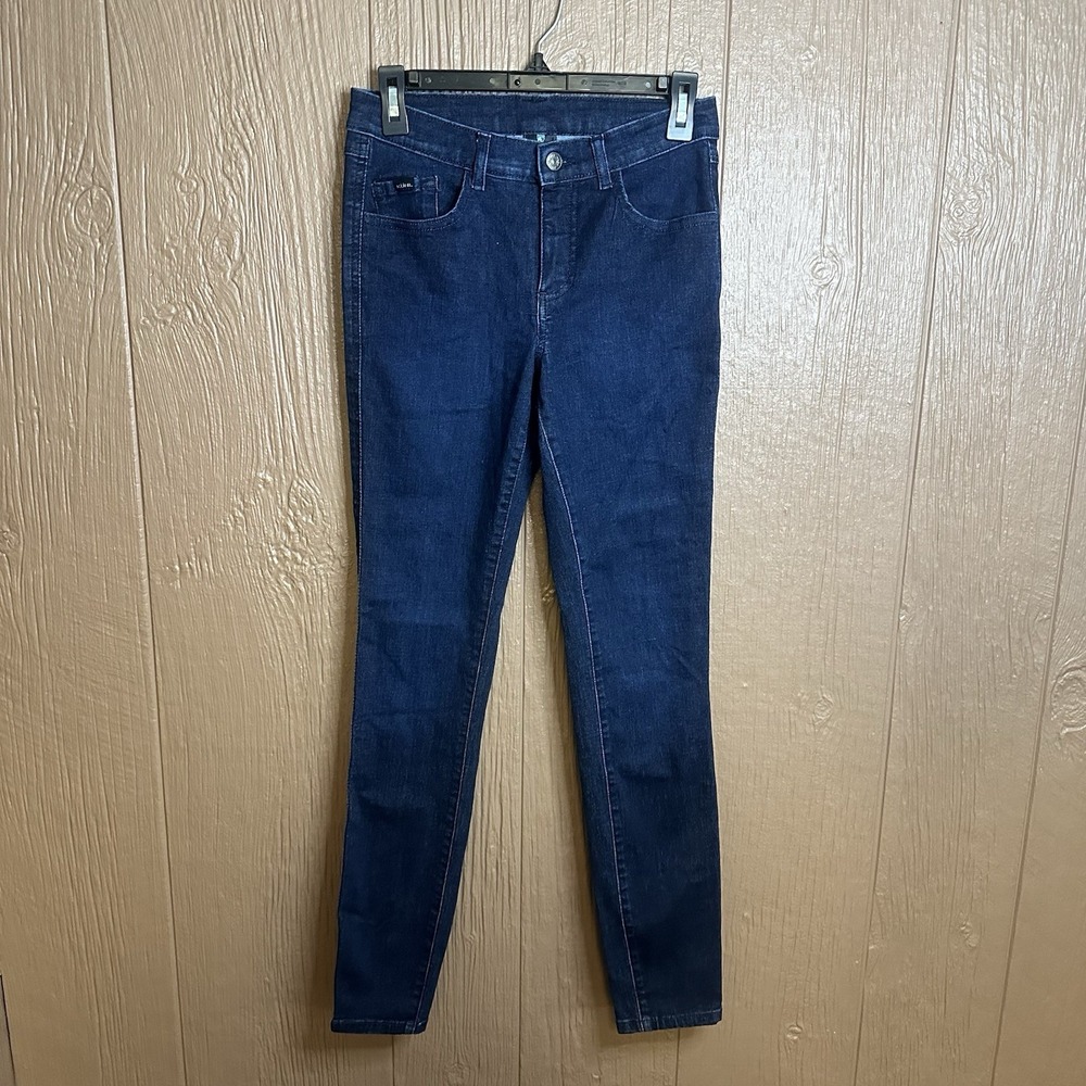KUHL Kontour Flex Denim Skinny Jeans Pants Women's 4 Flex Stretch Mid Rise Blue